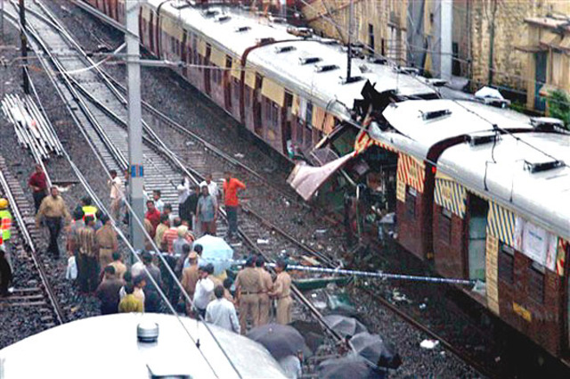 Commuter Train Bombing in Mumbai, India