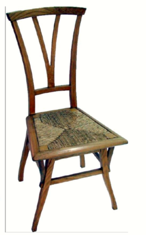 Silla diseñada por Henry van de Velde