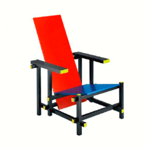 Silla Red and Blue de Gerrit Rietveld