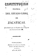 Constitución del Estado de Zacatecas