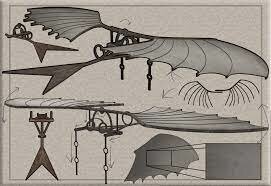 Da Vinci designs planes