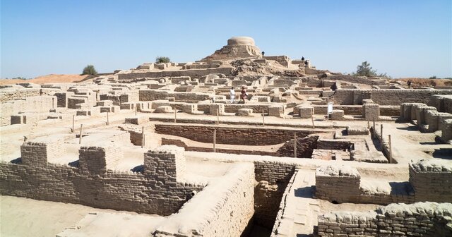 Sistema de distribución en Mohenjo-Daro, Pakistán