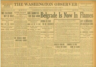 Austrian warships bombard Belgrade