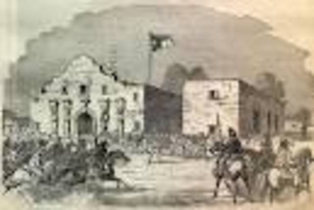 Beggining Of The 13-Day Seige on the alamo
