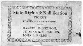 Timeline: Nullification Crisis