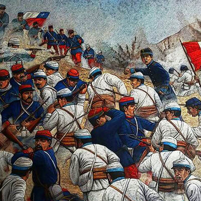 Timeline: PRESIDENTES DURANTE LA GUERRA CON CHILE