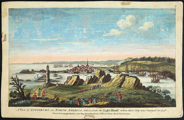 Britain Recapture's Louisburg on Cape Breton