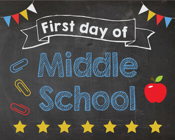 First day of middle school