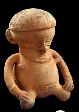 Figura femenina Llanuras del Caribe (Zenú) - Periodo Temprano.COLOMBIA