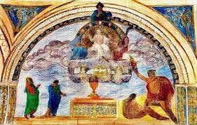 Prometheus tricks Zeus for humans