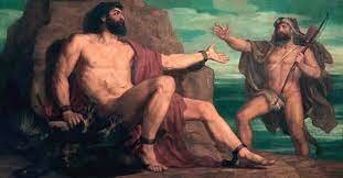 Prometheus is freed by Heracles