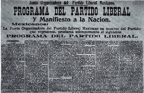 Manifiesto y Programa del Partido Liberal Mexicano