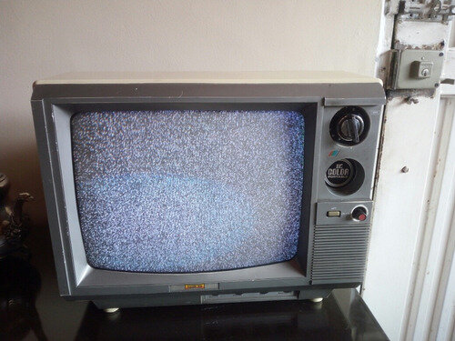 Televisor de los años 1980