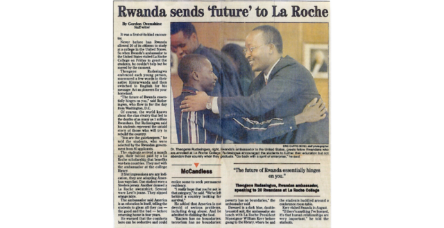 Pacem In Terris Students Come from Rwanda