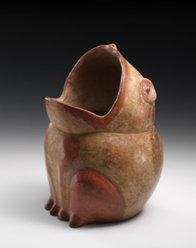 Vaso globular zoomorfo-Cultura Chorrera Ecuador