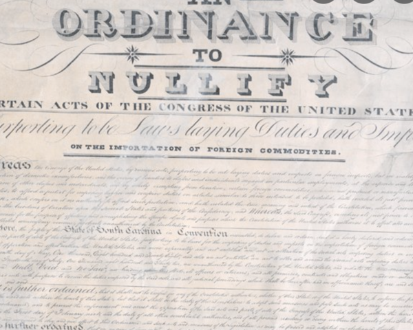 Ordinance of Nullification