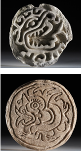 Estampilla cultura la tolita -Ecuador