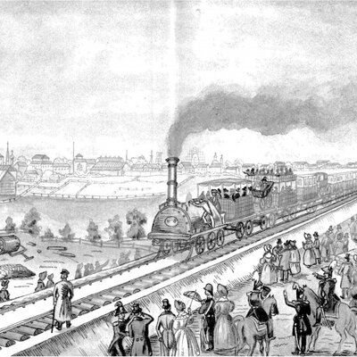 Timeline: История развития железнодорожного транспорта