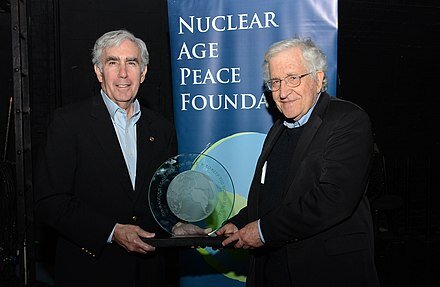 Chomsky is noted as "One of the Makers of the 21st Century"