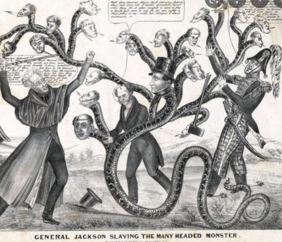 Jackson Ended Deposits of Government money