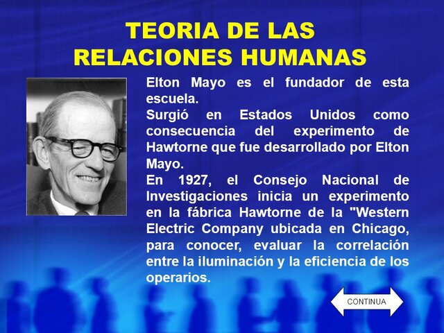 LA ORGANIZACIÓN Y LAS RELACIONES HUMANAS
