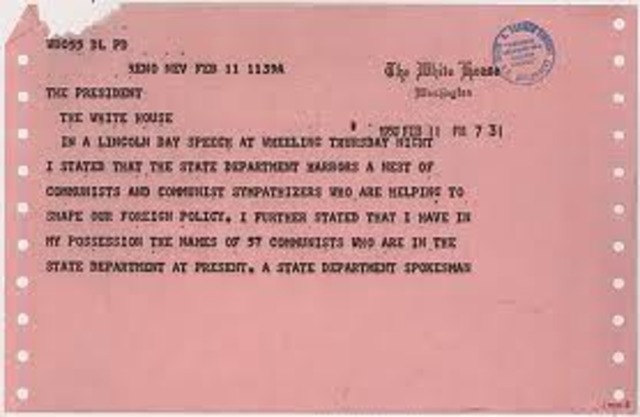 proffesor sherman got the president's telegram