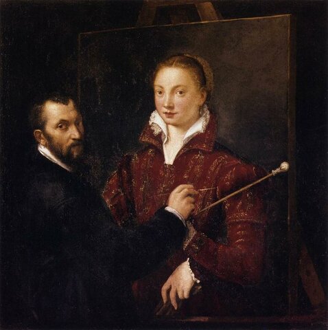 Bernard Campi peignant Sofonisba Anguissola