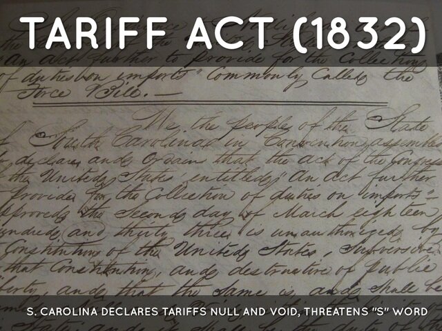 Tariff of 1832