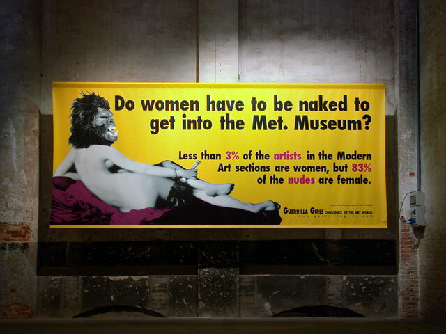 Do women have to be naked to get into the MET museum? des Guerilla Girls
