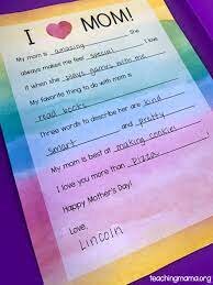 Mothers Day Letter