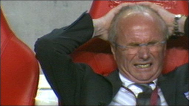 England lose again on penalties to hosts Portugal. Young star Owen Hargreaves steals the plaudits from the tournament