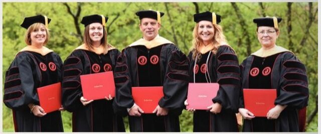 First Doctoral Graduates of La Roche