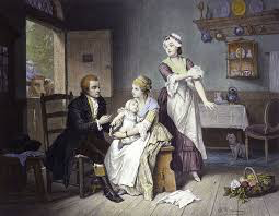 Medical students learning