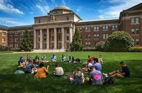 child goes to college