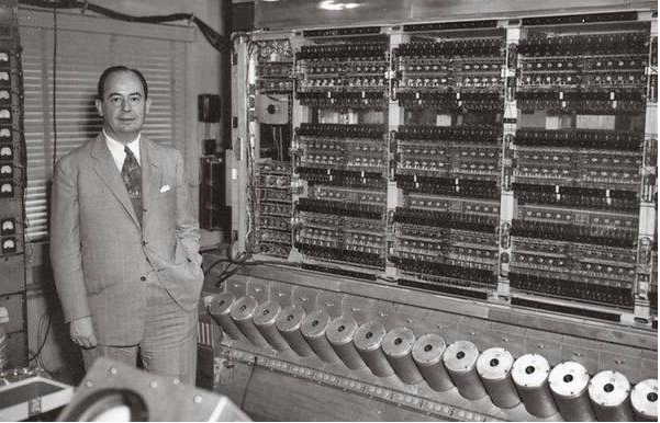 Alan Turing presents the Turing machine