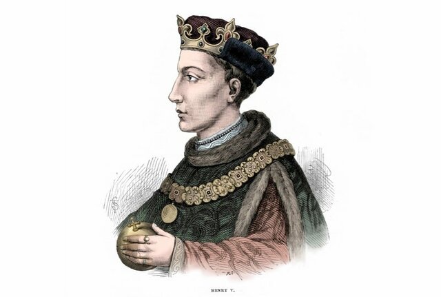 Henry V becomes King of England