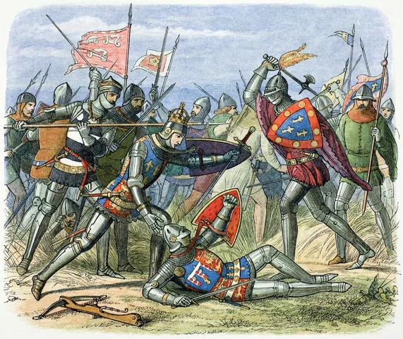 English Victory at Agincourt