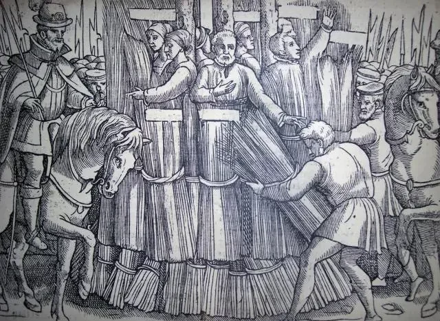 Prous Beneta Condemned/ Presumably Burned at the Stake