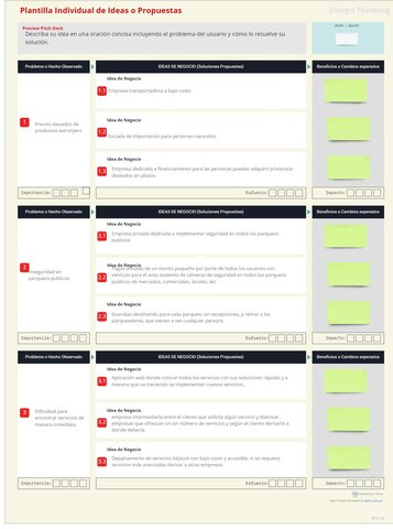 Plasma de tormenta de ideas (seleccionadas)