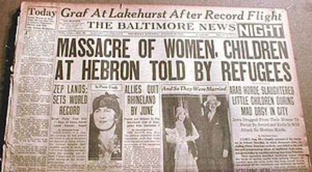 Hebron Massacre, February 25, 1994: