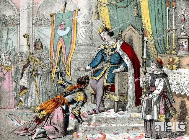 Joan of Arc Meets Charles VII of France