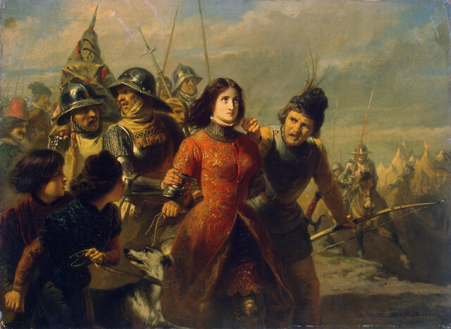 Joan of Arc handed over the England