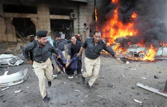 Bombing in Karachi, Pakistan