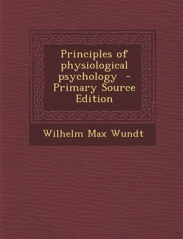 Principio de psicología fisiológica