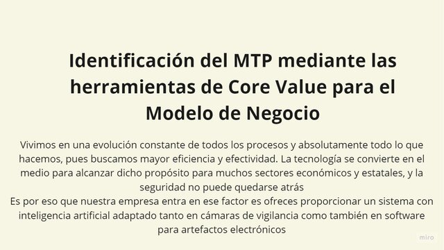 Identificación del MTP