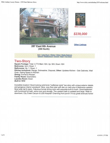 Move to Salt Lake City