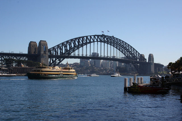 Sydney Harbour Bridge Construction