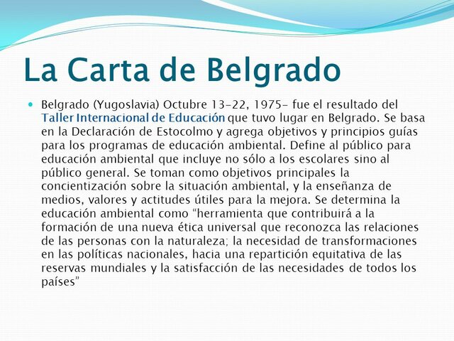 Reunión internacional en Belgrado