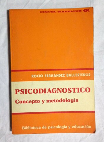 Libro: Psicodiagnóstico, concepto y metodología