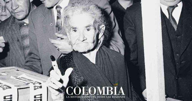 1954 Derecho al voto de la mujer en Colombia.